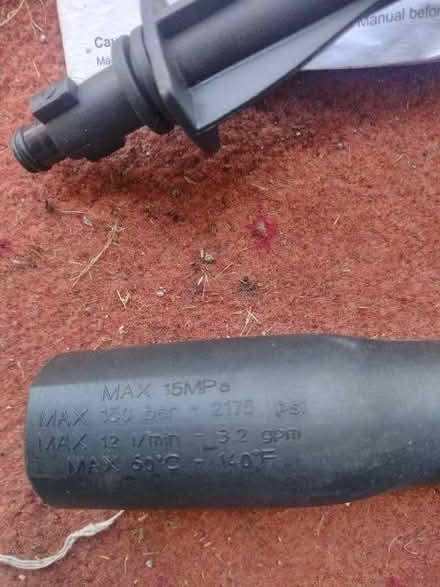 Photo of free MacAllister Pressure Washer Parts (Little Sutton CH66) #2