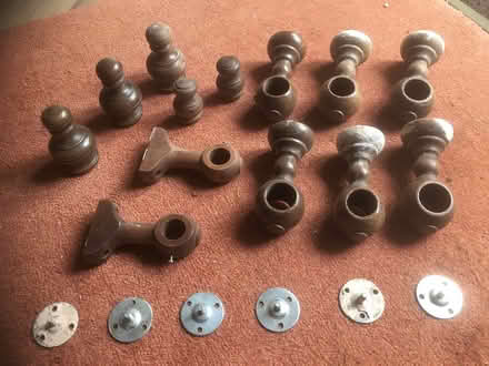 Photo of free Curtain poles + rings (Cobham, KT11) #2