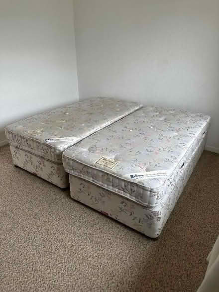 Photo of free Two single beds, no headboard. (Chelsfield BR6) #2