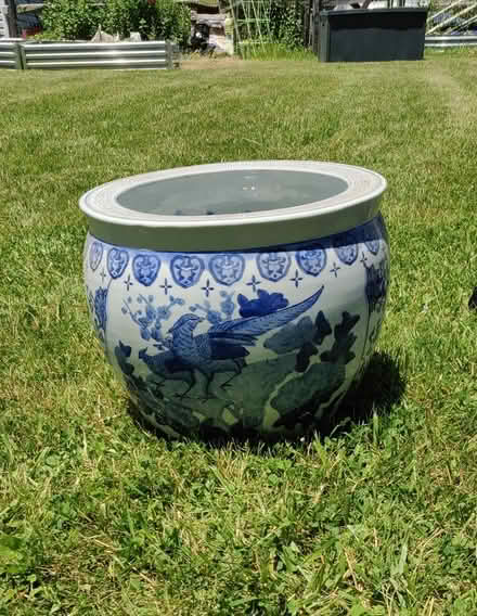 Photo of free Ceramic planter 14h x 17w (Hatfield 19440) #1