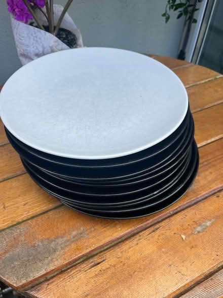 Photo of free IKEA black kitchen plates large (Dublin 15) #1