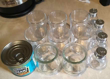 Photo of free Small dessert glass jars & lids (St Julians AL1) #1