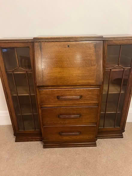 Photo of free Wooden cupboard/bureau (Bolton BL3) #1