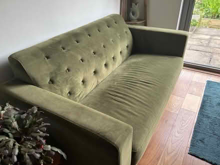 Photo of free Sage green sofa (MK7, Wavendon Gate) #2
