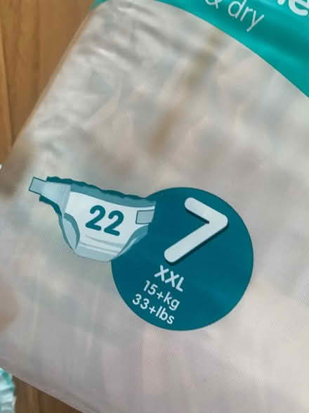 Photo of free Size 7 nappies (Woodley RG5) #2
