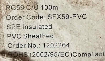 Photo of free co-axial cable (rg59c/u) - approx 50m remaining (Aigburth L17) #2