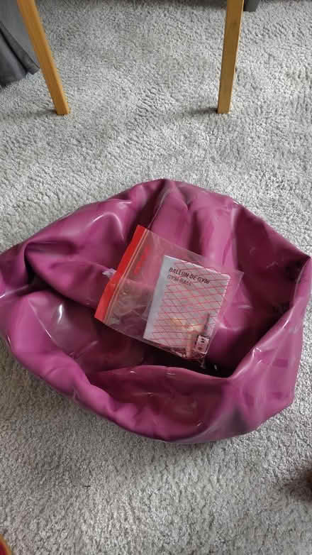 Photo of free Purple yoga ball (S32 Hathersage) #2