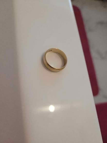 Photo of free Gold wedding band ring (Nuneham Courtenay OX44) #1