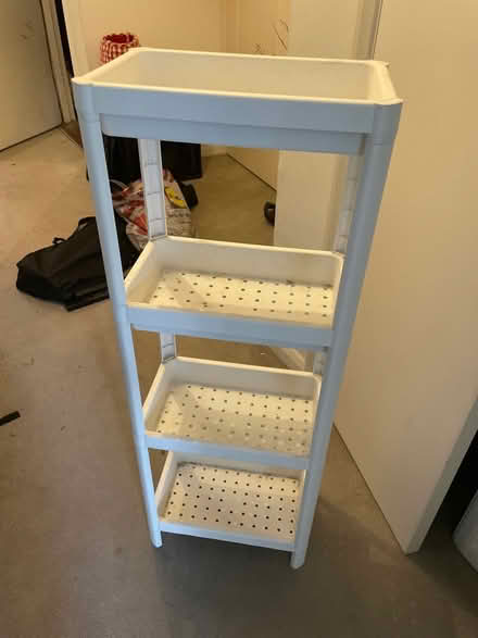Photo of free Bathroom plastic shelves (Richmond TW9) #1