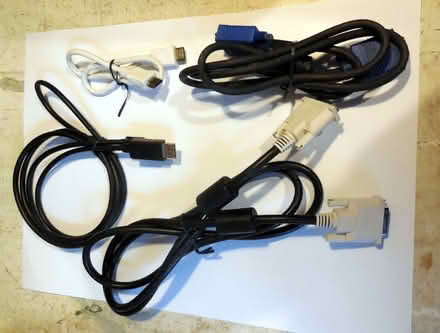Photo of free Various video cables inc HDMI, DP, VGA, DVI (Stroud GL5) #1