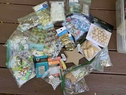 Photo of free Misc. art supplies and velcro adhesive #1