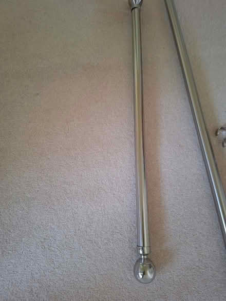 Photo of free Chrome Curtain Rail and Fittings (Raf Wyton PE28) #1