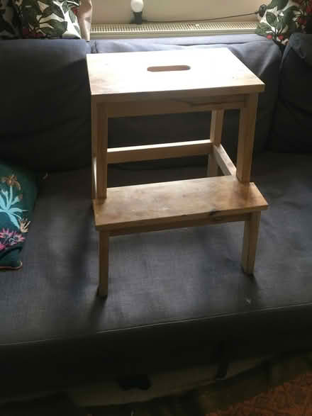 Photo of free IKEA wooden step stool (SE10) #3