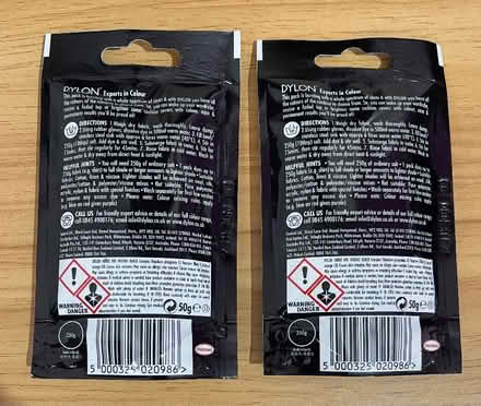 Photo of free Two sachets of black Dylon fabric dye (hand dye) (Chorley PR6) #2