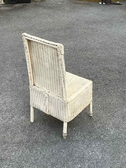Photo of free Old painted wicker chair (Harrogate HG2) #1