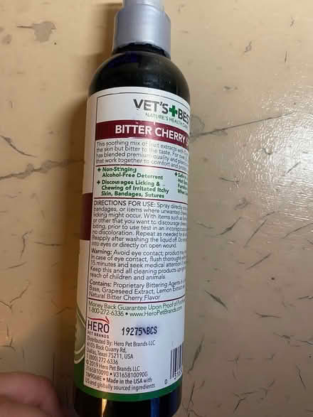 Photo of free Anti-chew spray for dogs (New Marston OX3) #2