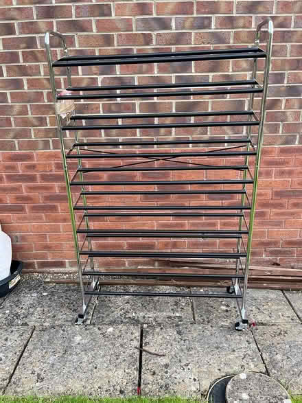 Photo of free Large Shoe Rack on castors (BA14) #1
