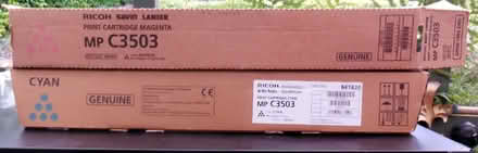 Photo of free 2 toners for photocopiers Ricoh MP C3503 - Magenta & Cyan (Stroud GL5) #1