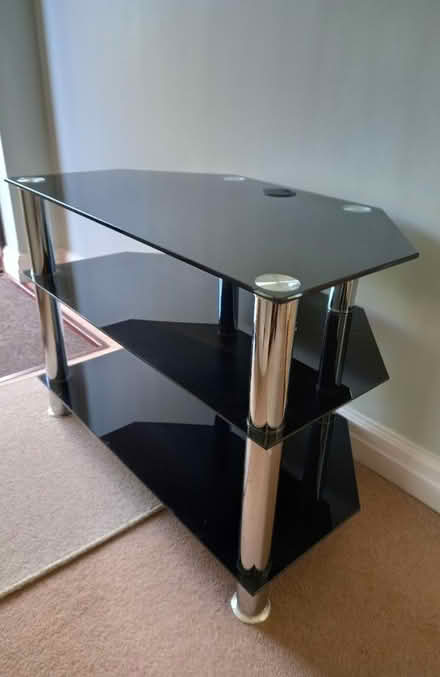 Photo of free Glass TV table (Framlingham IP13) #1