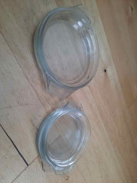 Photo of free Round Pyrex glass lids (Earls Barton NN6) #1