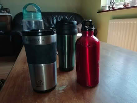 Photo of free 2x travel mugs and 2x water bottles (North Mundham) #2