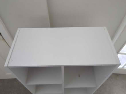 Photo of free Small white shelf unit (Horsell GU21) #3