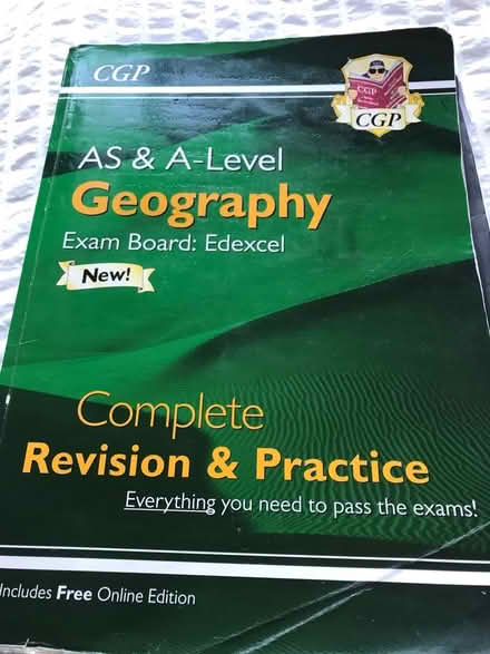 Photo of free A level geography revision book (Knowle)