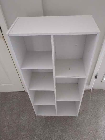 Photo of free Small white shelf unit (Horsell GU21) #2