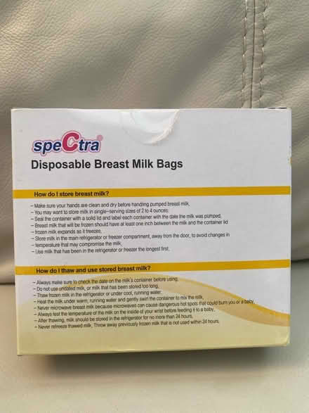 Photo of free Disposable breast milk bags (Addlestone) #2