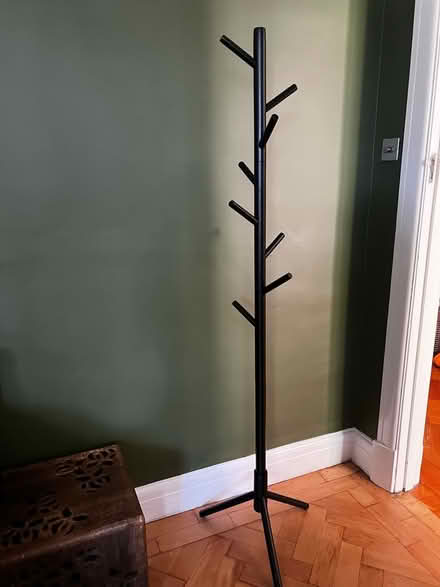 Photo of free Black wooden coat stand (CF23) #1