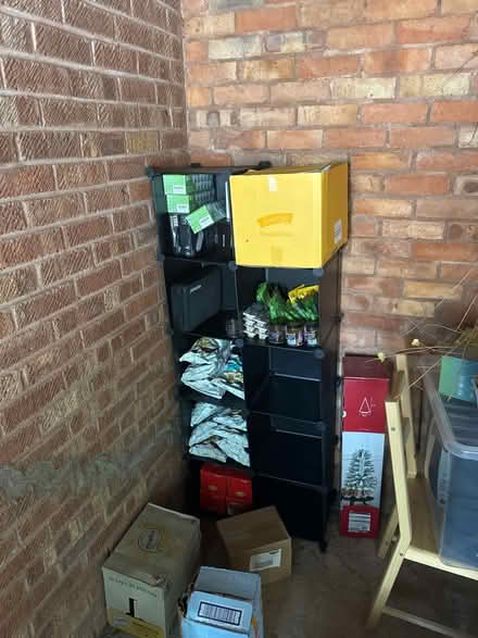 Photo of free Black shelf unit (Harbourne) #1