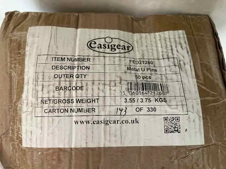 Photo of free Metal U pins, 16 cm x 4.5 cm (West Malvern CP WR14) #1