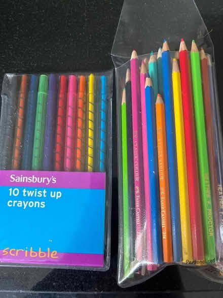 Photo of free Assorted coloured pencils & pens (Erdington) #1