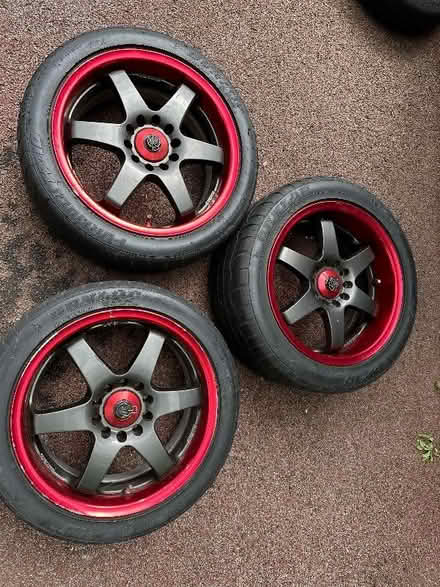 Photo of free 3 x wheels & tyres (Great Braxted CM8) #1