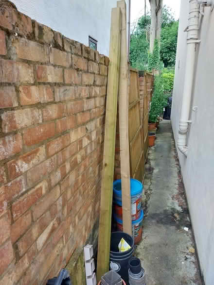 Photo of free Wavy lap fencing and posts (BR7) #2