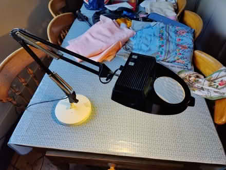 Photo of free Anglepoise lamp with magnifier (Hurstpierpoint BN6) #1