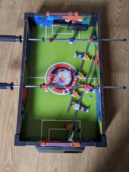 Photo of free Mini football table - broken - for spare/repairs (Woking GU22) #1
