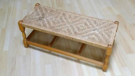 Photo of free Wicker footstool (Charvil RG10) #1