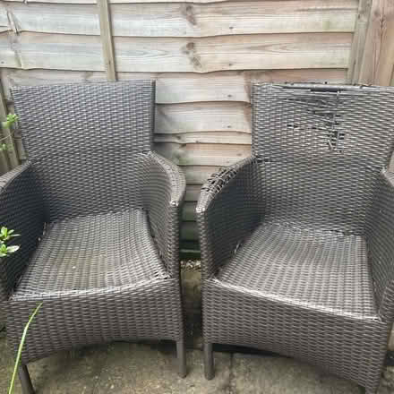 Photo of free Garden chairs - broken plastic (Richmond TW9) #1