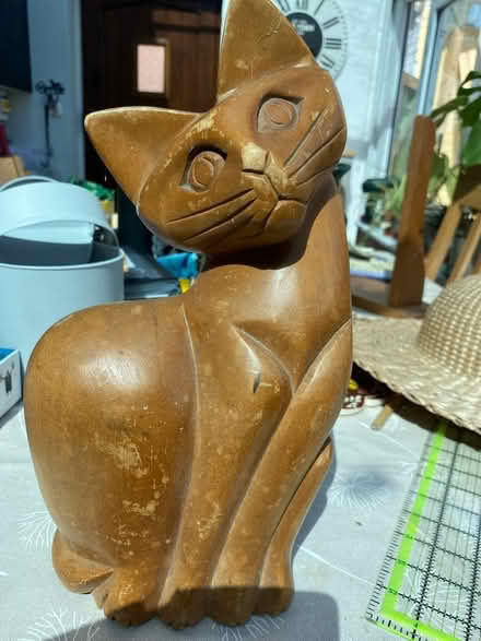 Photo of free Wooden cat ornament (Shurdington) #1