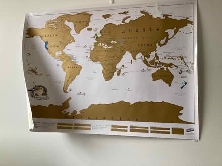 Photo of free Scratch map of the world poster (G20) #1