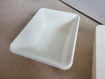 Photo of free white ikea storage boxes (Tattenhoe MK4) #2