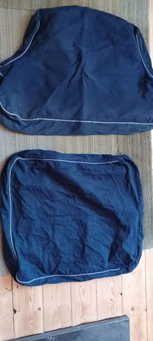 Photo of free Ikea Ektorp armchair cover/blue fabric (Canton CF11) #1