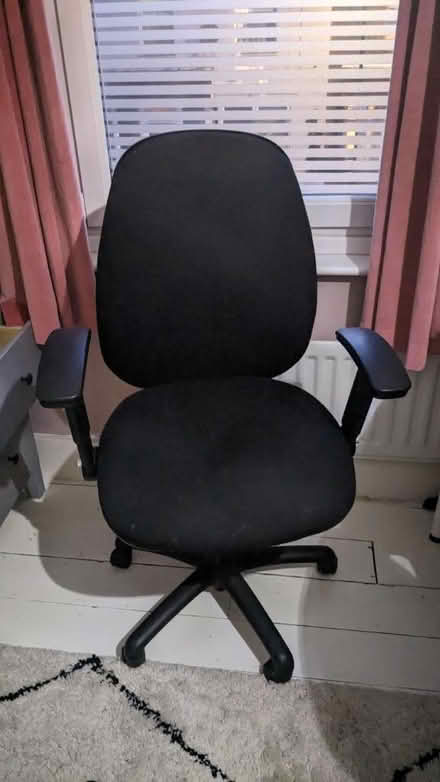 Photo of free Black office chair (Canning Town E13) #1