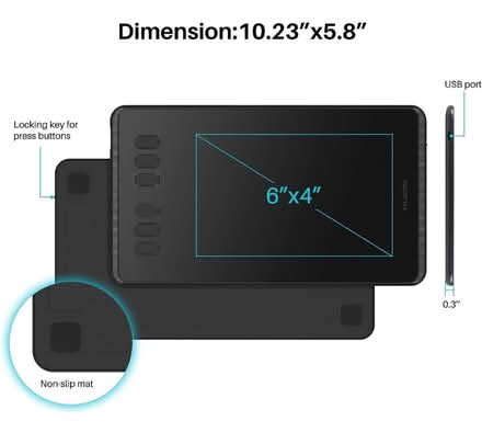 Photo of free HUION Inspiroy H640P Drawing Tablet (Dunstable, MA) #2