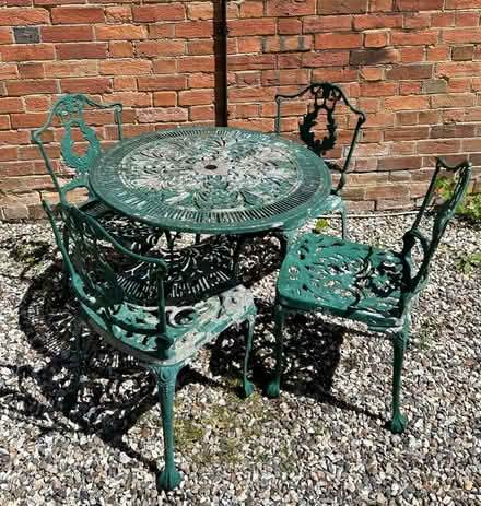 Photo of free Garden table and chairs (Tadley RG26) #1