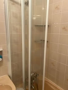 Photo of free Folding over bath shower screen plus shower tap (Lydiard Millicent SN5) #2