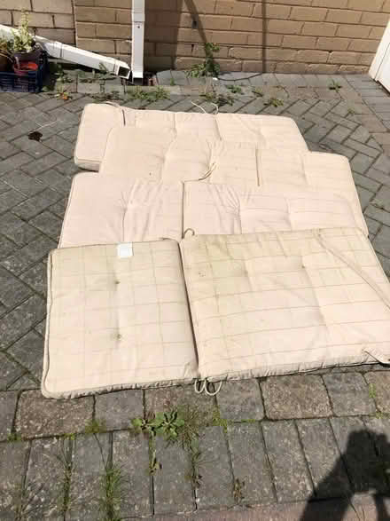 Photo of free Waterproof garden chair pads x4 (Shifnal TF11) #1