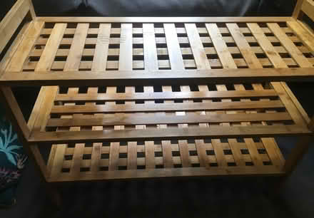 Photo of free Wooden shoe rack (SE10) #1