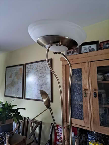 Photo of free Tall Brass Reading Lamp (Worcester WR1) #1